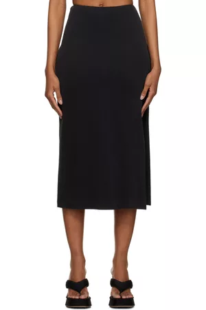 Third Form Women Midi Skirts - Black Mode Midi Skirt
