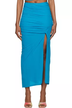 SIMON MILLER Women Maxi Skirts - Blue Swizzy Maxi Skirt