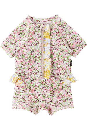 Molo Baby Swimsuits - Baby Pink Nolu One-Piece Swimsuit