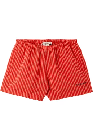 Caramel Boys Swim Shorts - Kids Red Kohlrabi Swim Shorts