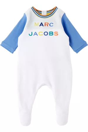Marc Jacobs Jumpsuits - Baby Blue & White Embroidered Jumpsuit