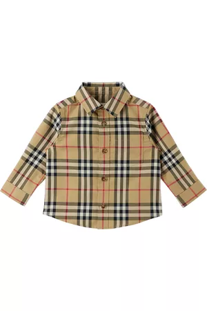 Burberry Shirts - Baby Beige Vintage Check Shirt