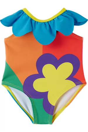 Stella McCartney Baby Swimsuits - Baby Multicolor Love One-Piece Swimsuit