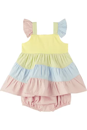 Stella McCartney Sets - Baby Multicolor Waves Dress & Bloomers Set