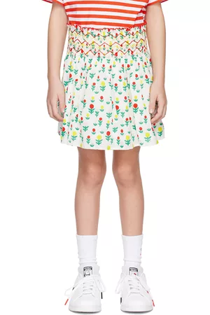 Stella McCartney Girls Skirts - Kids White Dreamy Flower Skirt