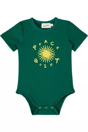 Museum Of Peace & Quiet Rompers - SSENSE Exclusive Baby Green Bodysuit