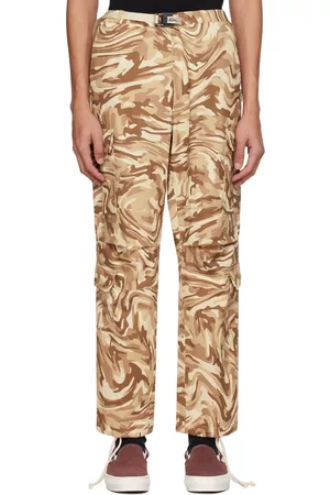 ADVISORY BOARD CRYSTALS Men Camouflage Pants - Brown Camouflage Trousers