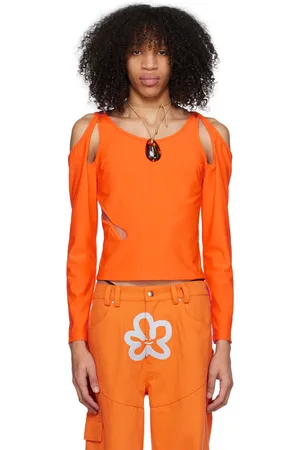 Men's Fanatics Branded Orange Houston Astros Circus Catch Long Sleeve T-Shirt