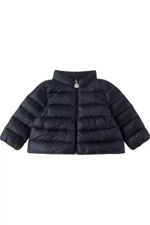 Moncler Jackets - Baby Navy Joelle Down Jacket