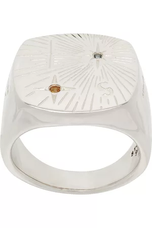 Stolen Girlfriends Club Men Rings - Silver Star Map Ring