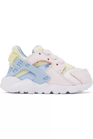 Nike Sneakers - Baby Pink & Blue Huarache Run Sneakers