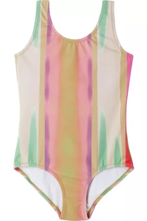 Oas Girls Swimsuits - Kids Multicolor Pop One-Piece Swimsuit