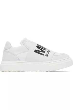 Maison Margiela Sneakers - Kids Gray & White Paneled Sneakers