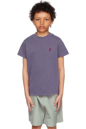 Gramicci Kids T-Shirts - Kids Purple One Point T-Shirt