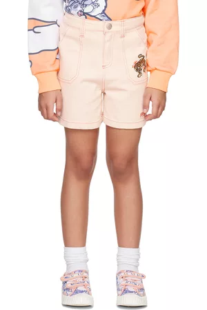 Kenzo Twill Shorts - Kids Pink Paris Bamboo Shorts