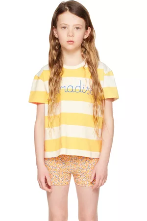 Tiny Cottons T-Shirts - Kids Yellow 'Paradiso' T-Shirt