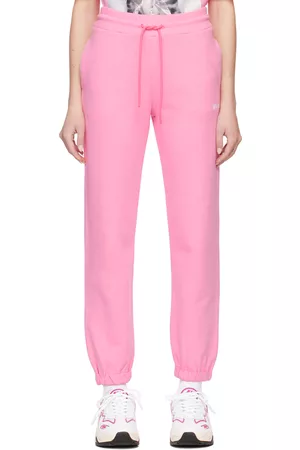 Msgm Women Sweats - Pink Printed Lounge Pants