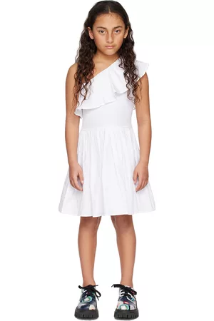 Molo Girls Graduation Dresses - Kids White Chloey Dress