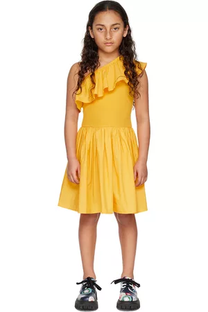 Molo Girls Graduation Dresses - Kids Orange Chloey Dress