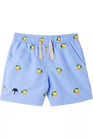 Oas Boys Swim Shorts - Kids Lemon Swim Shorts