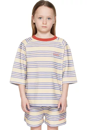Maison Tadaboum Long Sleeved T-Shirts - Kids Beige Mila Long Sleeve T-Shirt