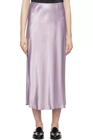 Max Mara Women Midi Skirts - Purple Blando Midi Skirt