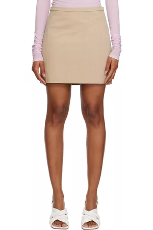 Sportmax Women Mini Skirts - Beige Ossola Miniskirt