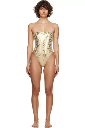 Oseree Women Swimsuits - Python One-Piece Swimsuit