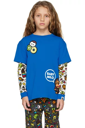 BAPE Long Sleeved T-Shirts - Kids Baby Milo Mixed Fruit Long Sleeve T-Shirt