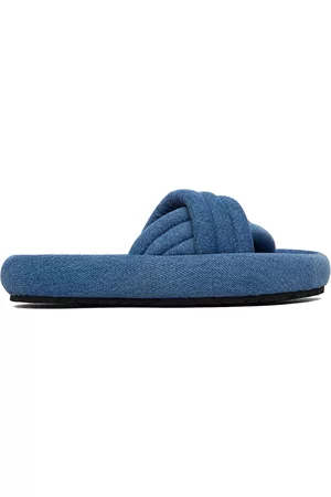 Isabel Marant Women Flat Sandals - Blue Niloo Flat Sandals