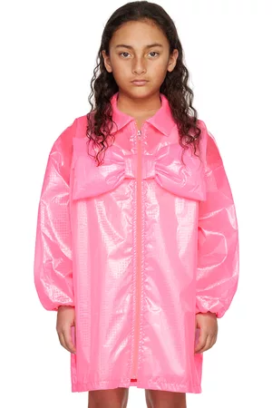CRLNBSMNS Jackets - Kids Pink Zip-Up Jacket