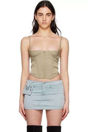 Miaou Women Corsets - Khaki Kiko Corset