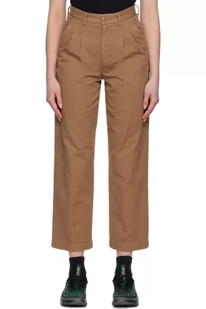 Carhartt Women Twill Pants - Brown Cara Trousers