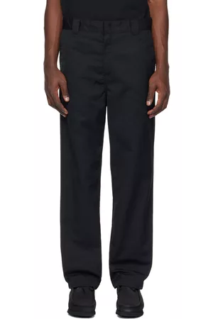 Carhartt Men Twill Pants - Black Craft Trousers