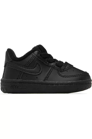 Nike Sneakers - Baby Black Force 1 Crib Sneakers