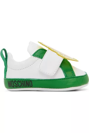 Moschino Tops - Baby Green & White Graphic Pre-Walkers