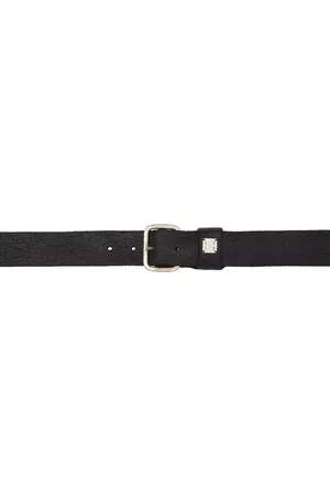 GUIDI Men Belts - Black Buckle Belt