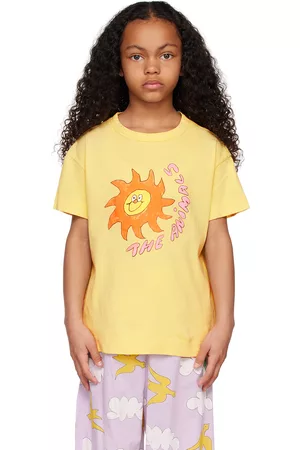 The Animals Observatory T-Shirts - Kids Yellow Rooster T-Shirt