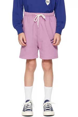 SUNDAY DONUT CLUB® Shorts - Kids Purple Heart Shorts