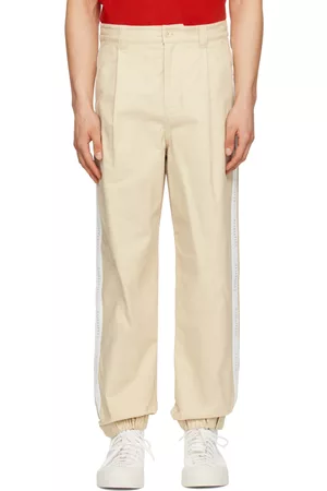 Tommy Hilfiger Men Twill Pants - Beige Tapered Trousers
