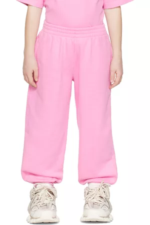 Balenciaga Sweatpants - Kids Pink Printed Sweatpants