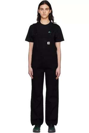 Carhartt Women Dungarees - Black Bib Overalls