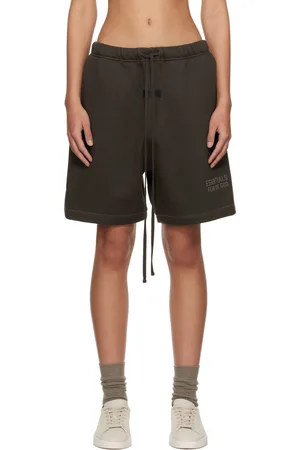 Essentials Women Shorts - Gray Drawstring Shorts