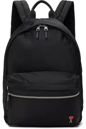 Ami Women Luggage - Black Ami de Cœur Backpack