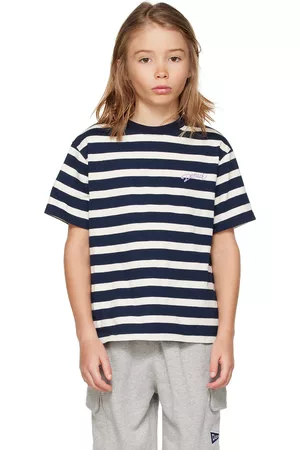 SUNDAY DONUT CLUB® T-Shirts - Kids & White Border Stripe T-Shirt