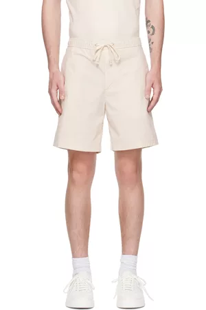 HUGO BOSS Men Shorts - Off-White Regular-Fit Shorts