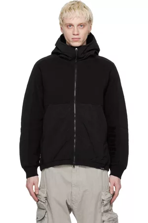 Taki Quilted Hooded Jacket in Black Nemen