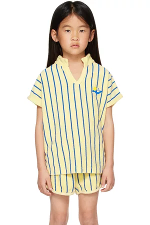 Bonmot T-Shirts - Kids Yellow Striped T-Shirt