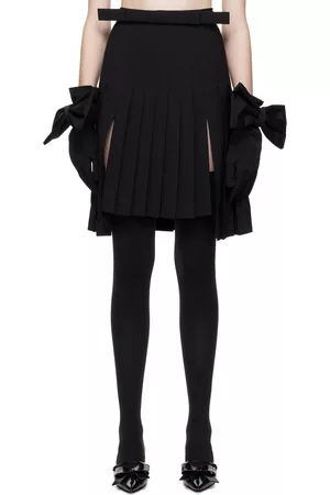 Shushu/Tong Women Mini Skirts - SSENSE Exclusive Black Miniskirt