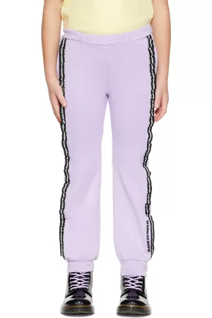 Anna Sui Sweatpants - Kids Purple Tapered Sweatpants